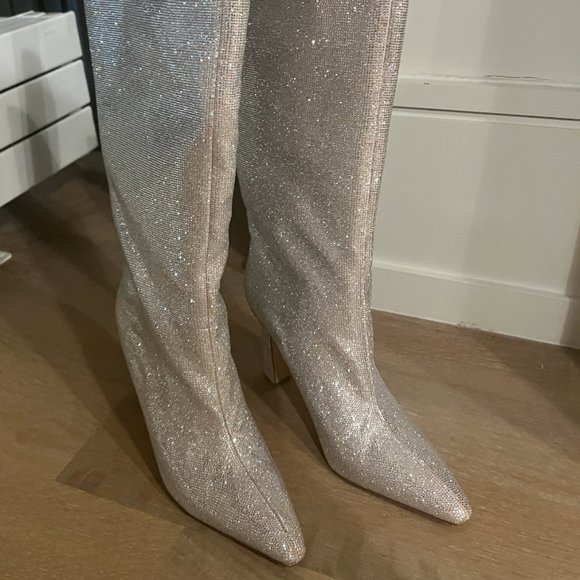 STEVE MADDEN RHINESTONE BOOTS - Picture 7 of 7